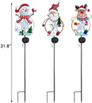 Estacas Luminosas de Natal – Kit com 3 Peças