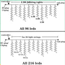 Cortina de Luzes LED Natalinas – Encanto e Magia para sua Casa